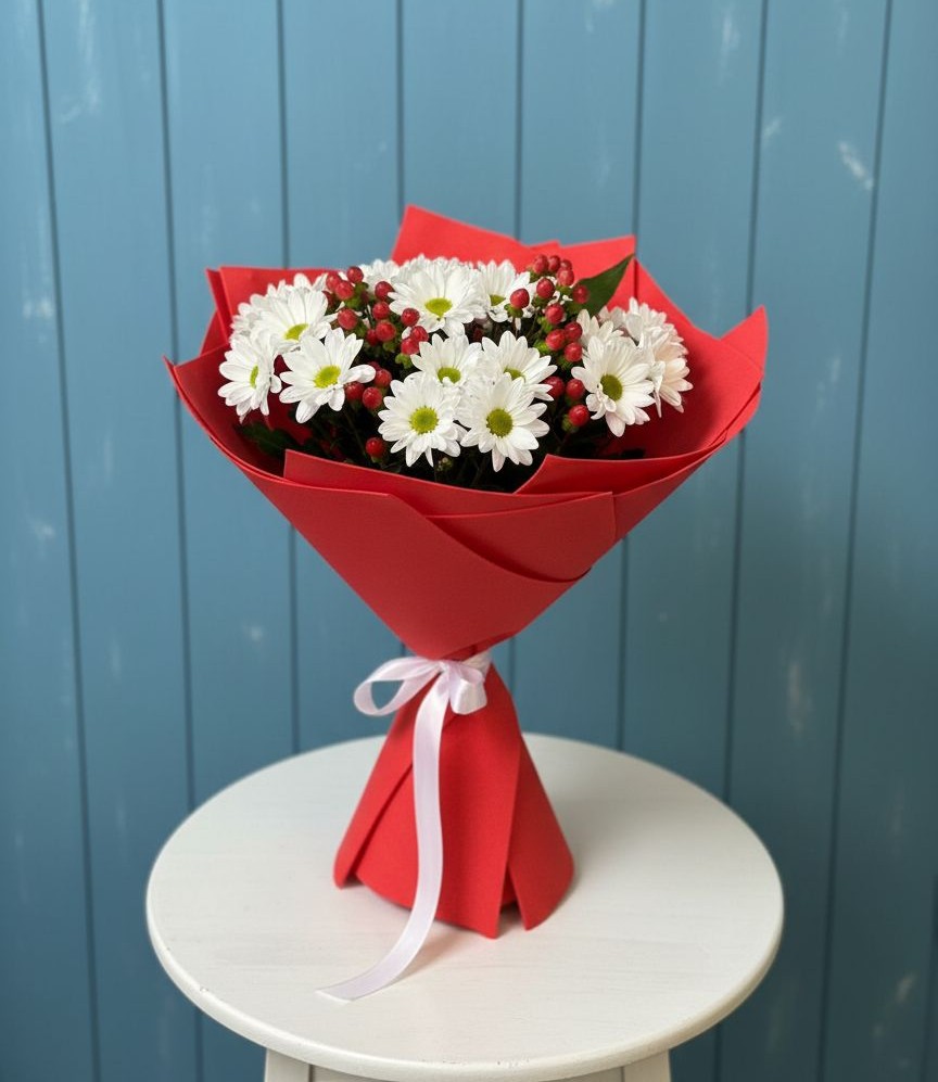 Букет цветов из: Хризантемы в Волжске