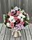 Букет цветов из: Альстромерии, Гвоздики, Розы и Хризантемы в Волжске
