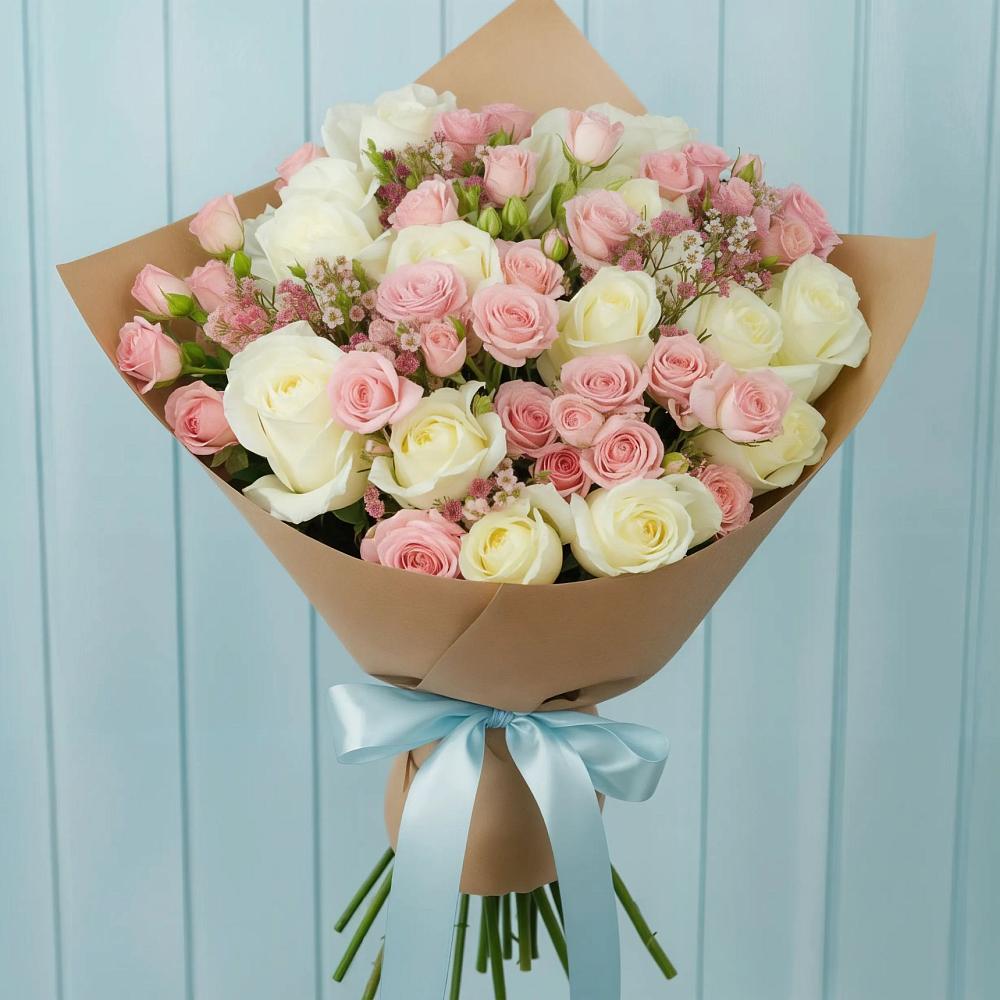 Букет цветов из: Розы в Волжске