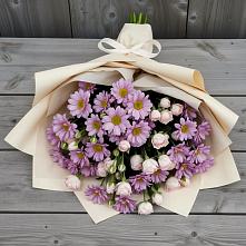 Букет цветов из:  Розы и Хризантемы в Волжске