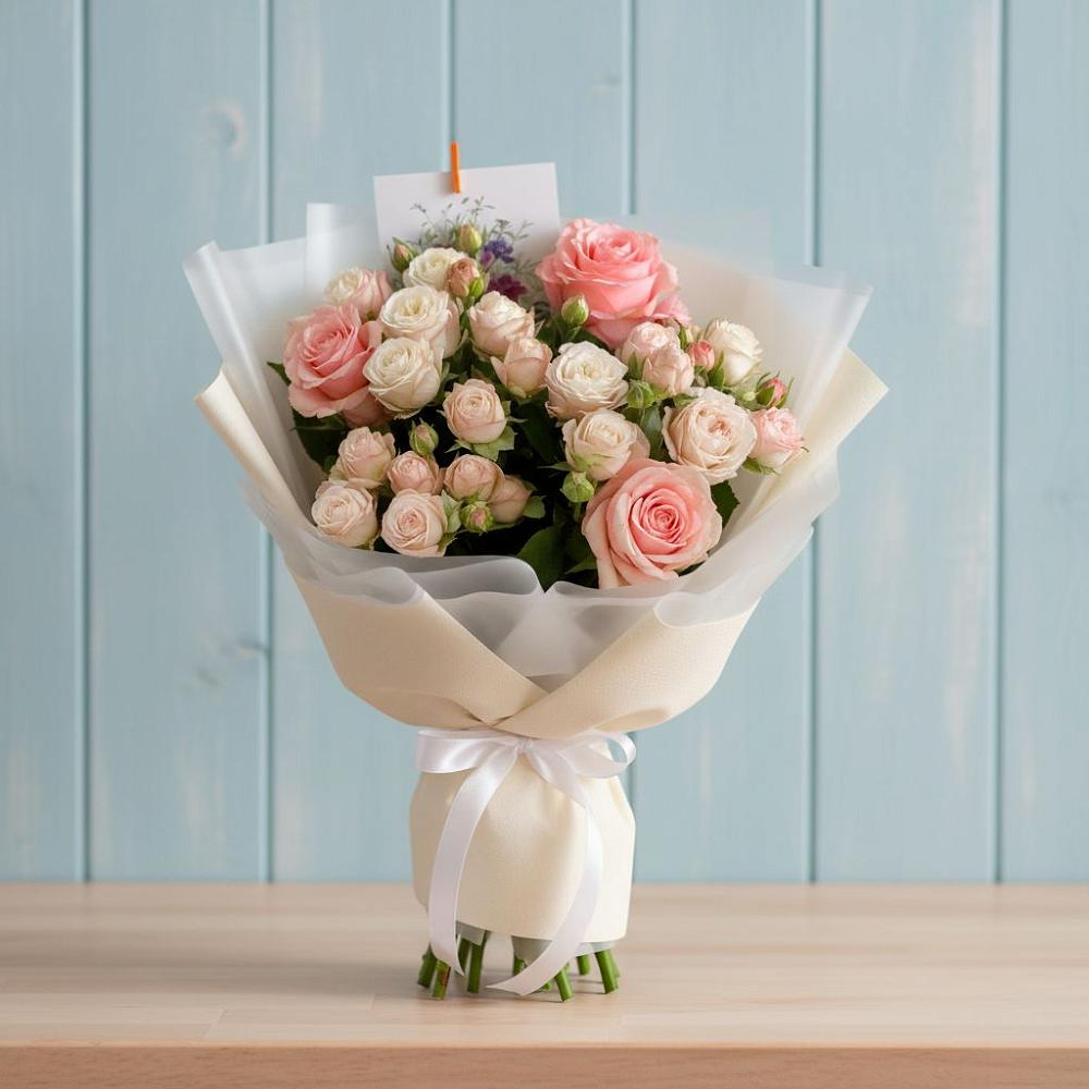 Букет цветов из: Розы в Волжске