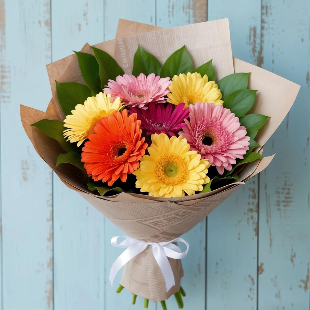 Букет цветов из: Герберы в Волжске