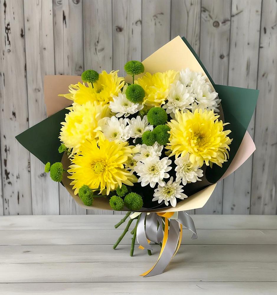 Букет цветов из: Хризантемы в Волжске