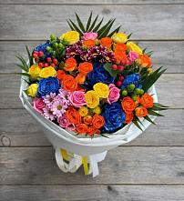 Букет цветов из:  Розы и Хризантемы #REPLACE_PRED# Волжске