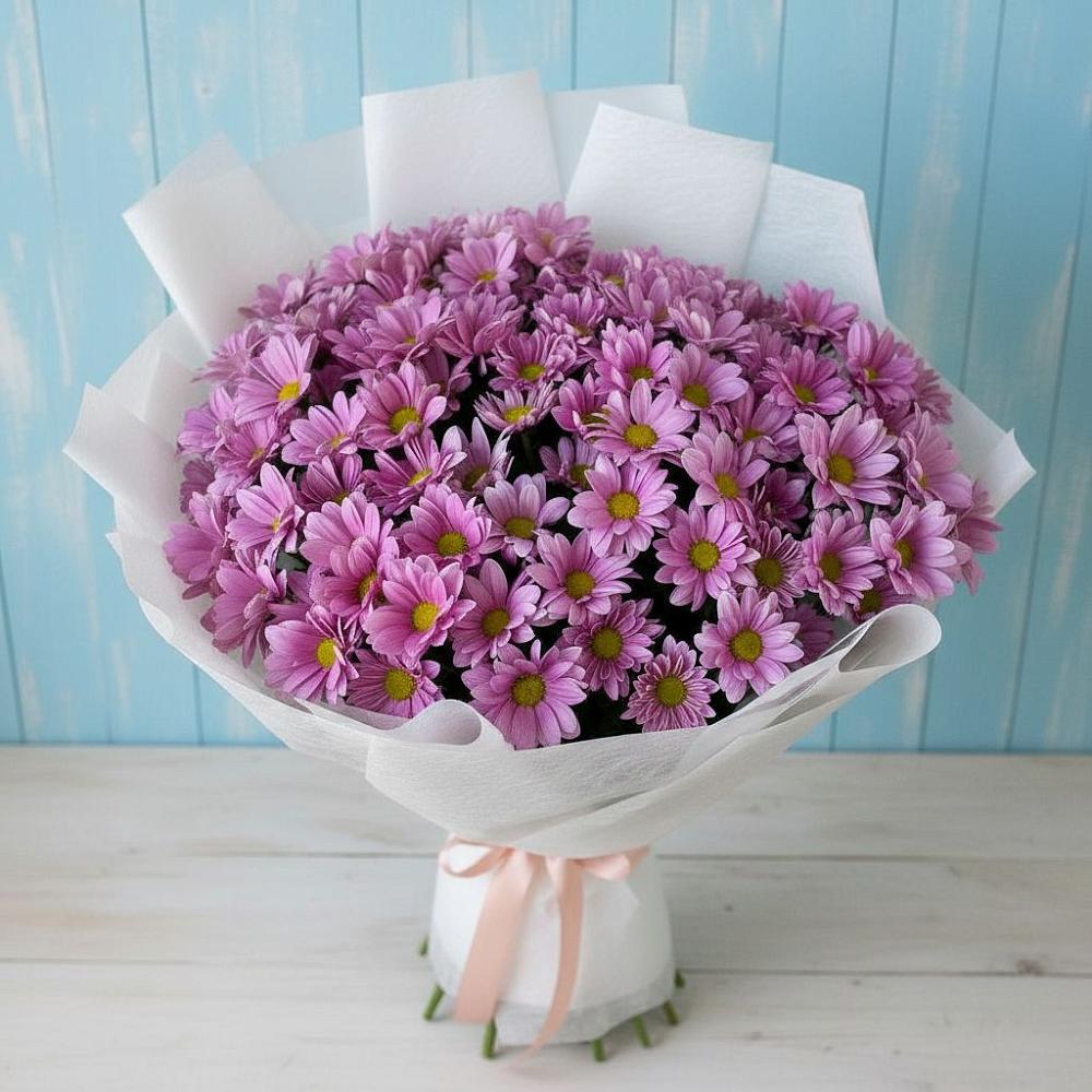 Букет цветов из: Хризантемы в Волжске