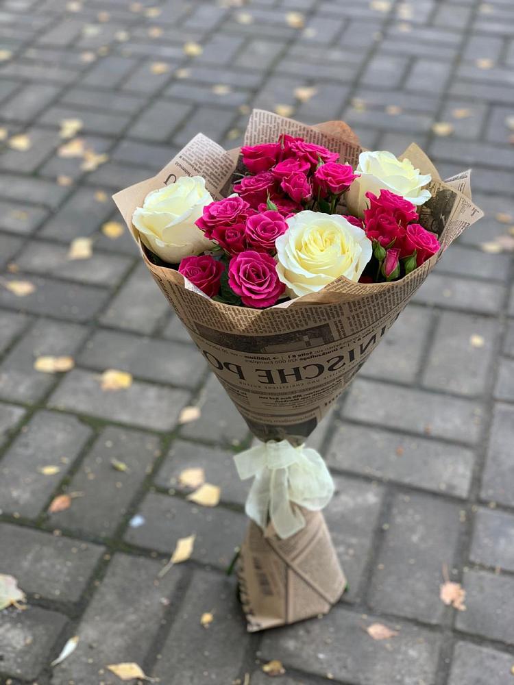 Букет цветов из: Розы в Волжске