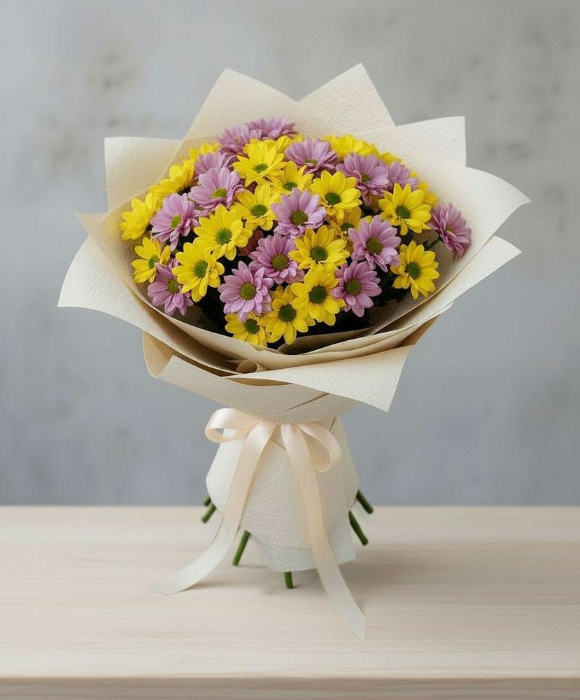 Букет цветов из: Хризантемы в Волжске